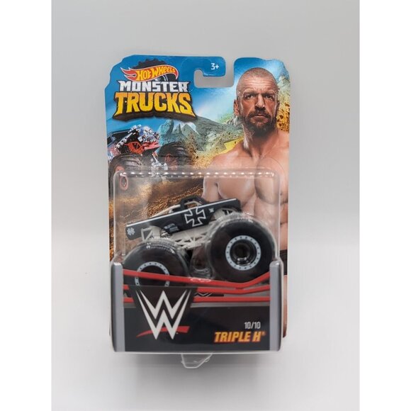 Monster Trucks WWE TRIPLE H DIE-CAST 1:64 *Slam Fest Series* 2018 Hot Wheels - Picture 1 of 2